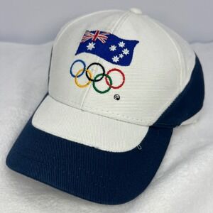 Team Australia Olympic Games Embroidered Baseball Cap Sydney 2000 Vintage